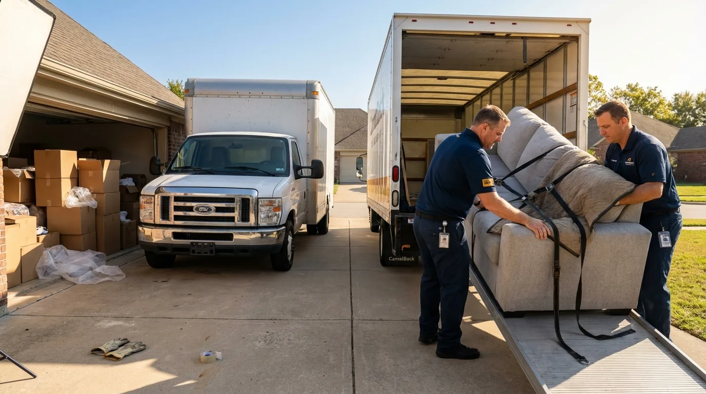 DIY truck vs professional crew comparison in Scottville