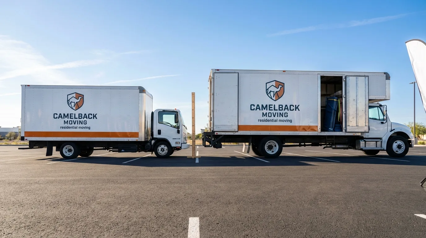 Moving truck size capacity guide in Scottville